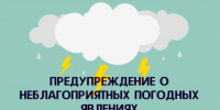ПРЕДУПРЕЖДЕНИЯ О НЕБЛАГОПРИЯТНЫХ ЯВЛЕНИЯХ ПОГОДЫ. - Козульский район